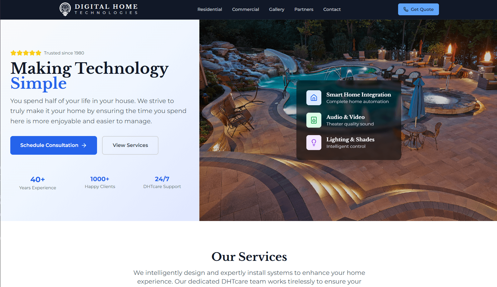 Digital Home Technologies screenshot